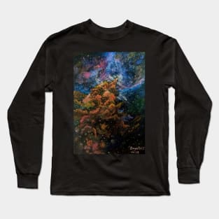 The mystic mountain nebula -The evolution Long Sleeve T-Shirt